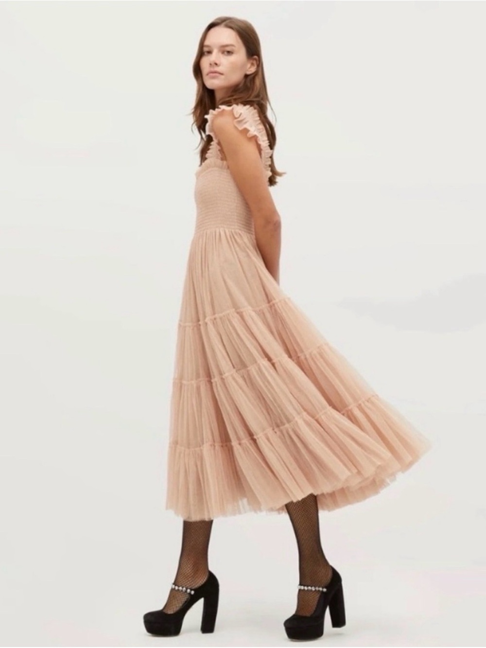Hill House NWT Collectors Edition 2023 Nap Dress - Blush Glitter Tulle, Small - Picture 2 of 7